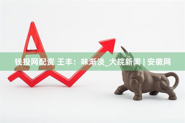 钱投网配资 王丰：味渐淡_大皖新闻 | 安徽网